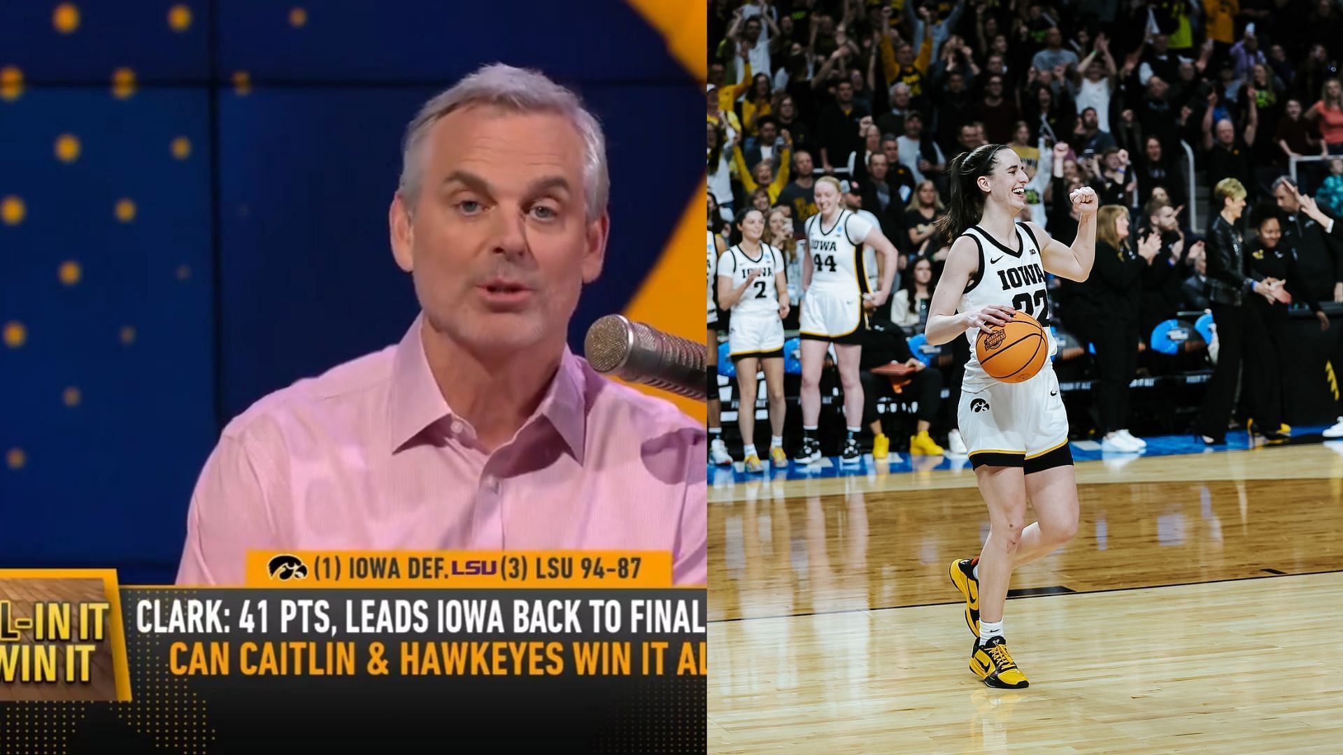 Colin Cowherd had compared Caitlin Clark to some of the greatest athletes of all time