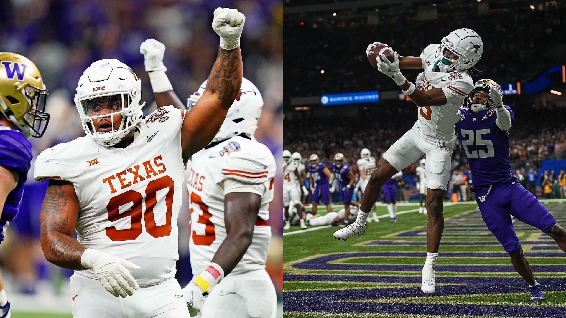 Byron Murphy II and Adonai Mitchell are both potential first round picks from Texas