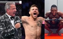 "It's a good way to like honor him" - Israel Adesanya and Dan Hooker discuss how Bruce Buffer should announce Jim Miller at UFC 300