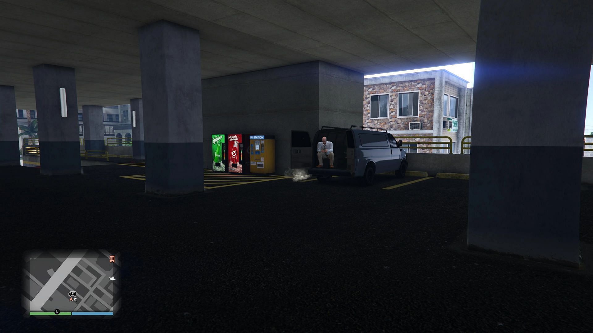 The Gun Van can be found inside the garage (Image via GTA Wiki)