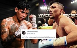 "Lopez by MURDER" - Fans react to boxing world champion Teofimo Lopez calling out Ryan Garcia for a "catchweight" fight
