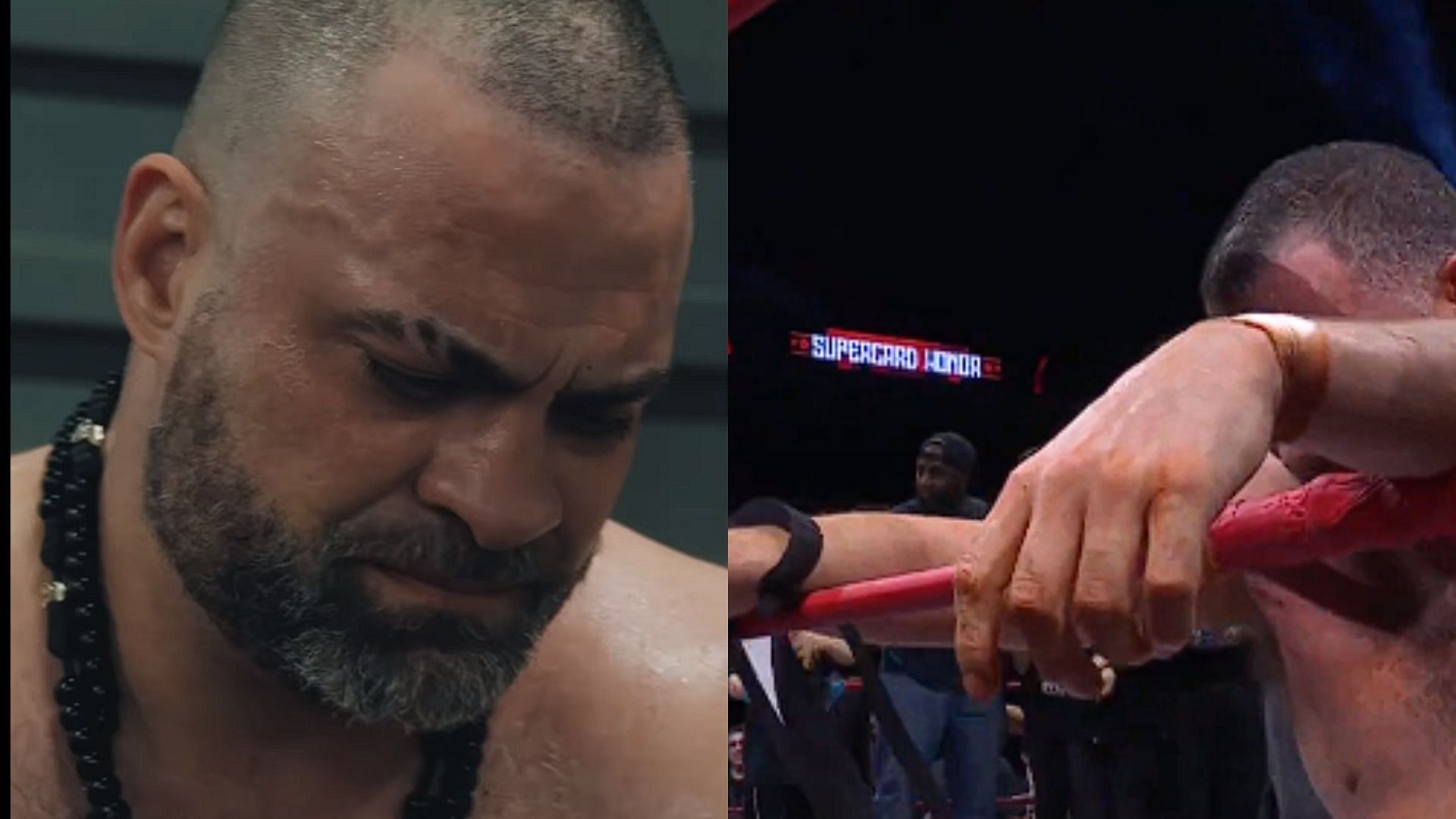 Eddie Kingston has now lost two of the three titles in Modern Triple Crown [Photo courtesy of AEW and ROH
