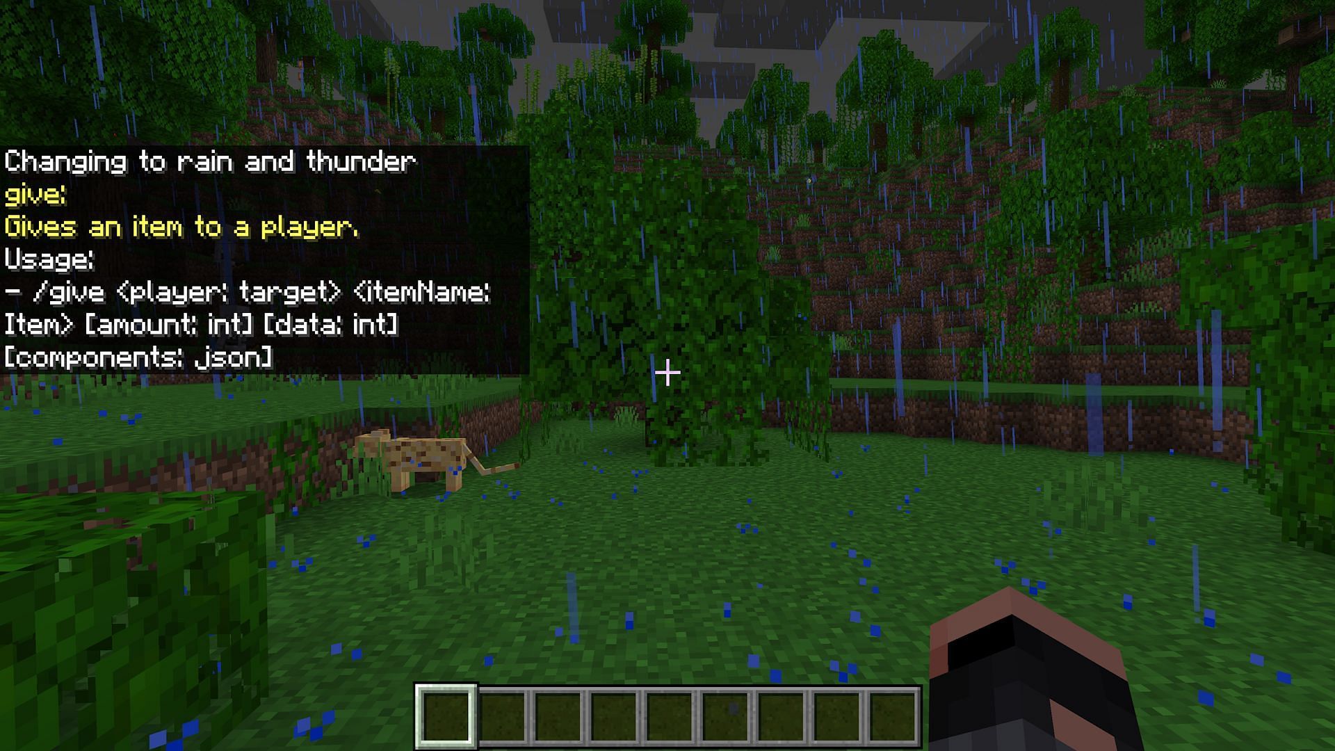 The /help command is very useful for figuring out tricky commands (Image via Mojang)
