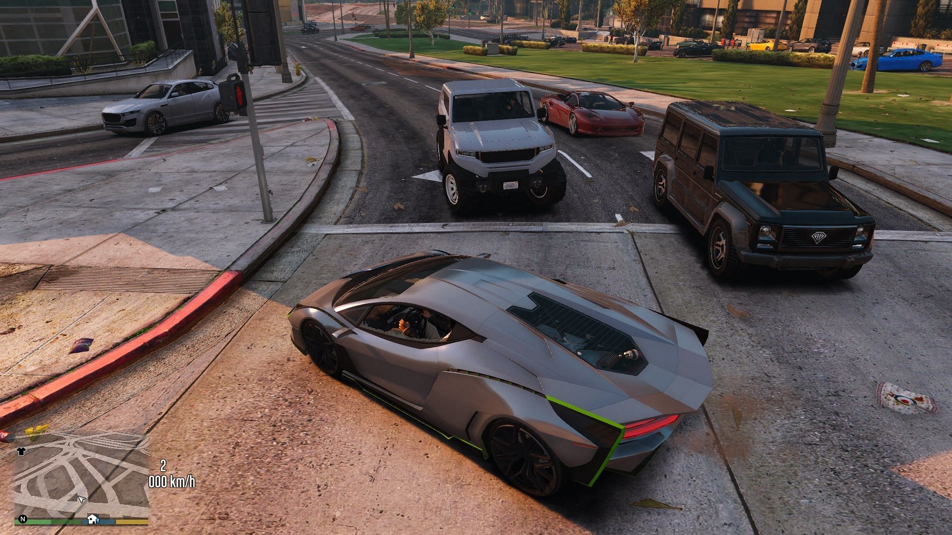 Spice up GTA 5 story mode traffic with this mod (Image via gta5-mods.com)