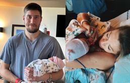 IN PHOTOS: Leafs' Ilya Lyubushkin and his wife share adorable photos with their newborn baby