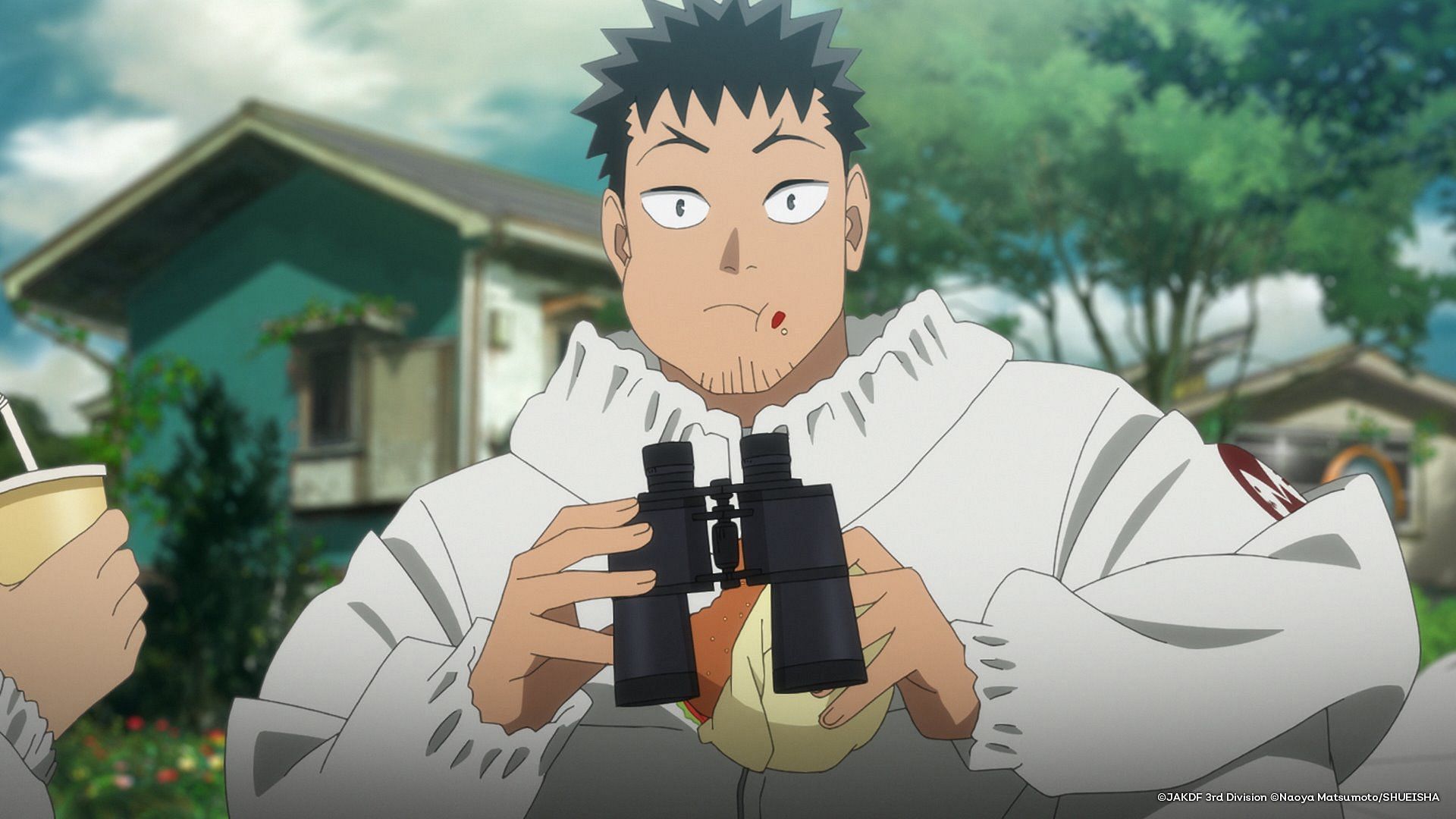 Kafka Hibino as seen in the Kaiju No. 8 anime (Image via Prodcution I.G)