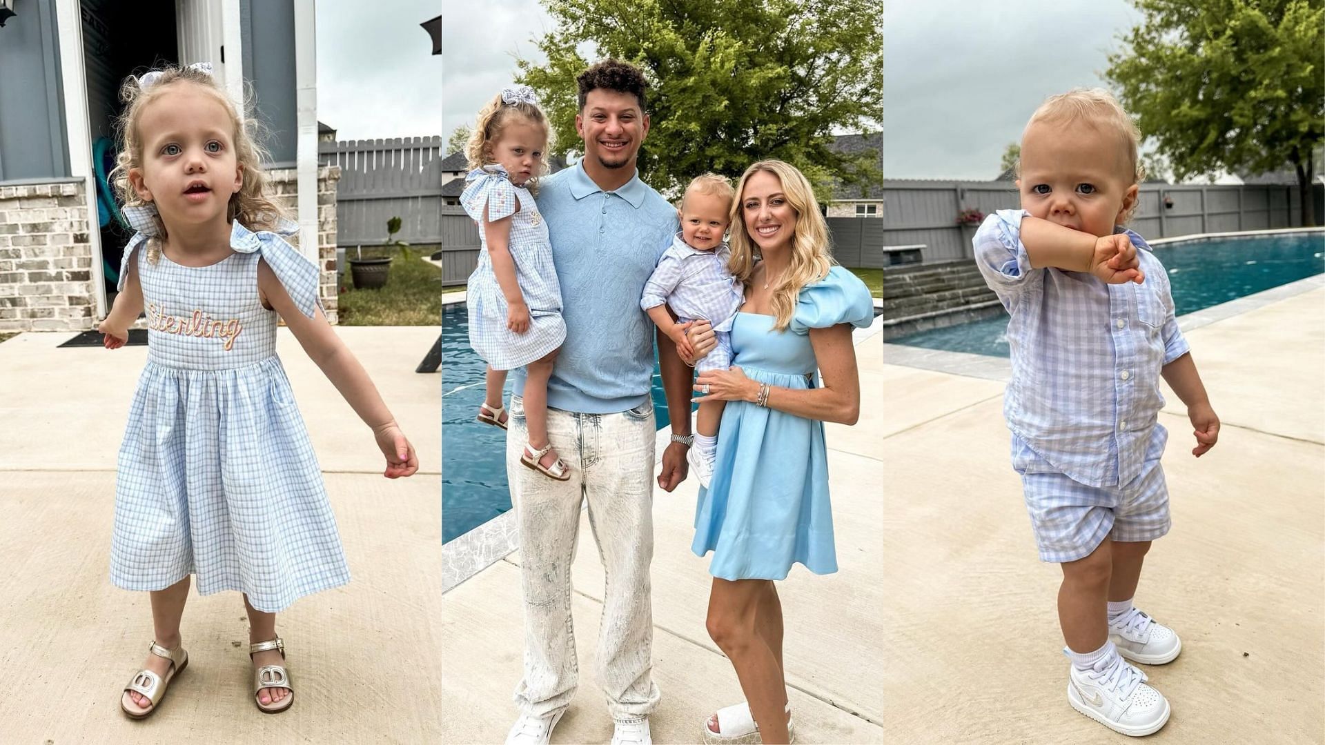 Patrick Mahomes and his family celebrate Easter