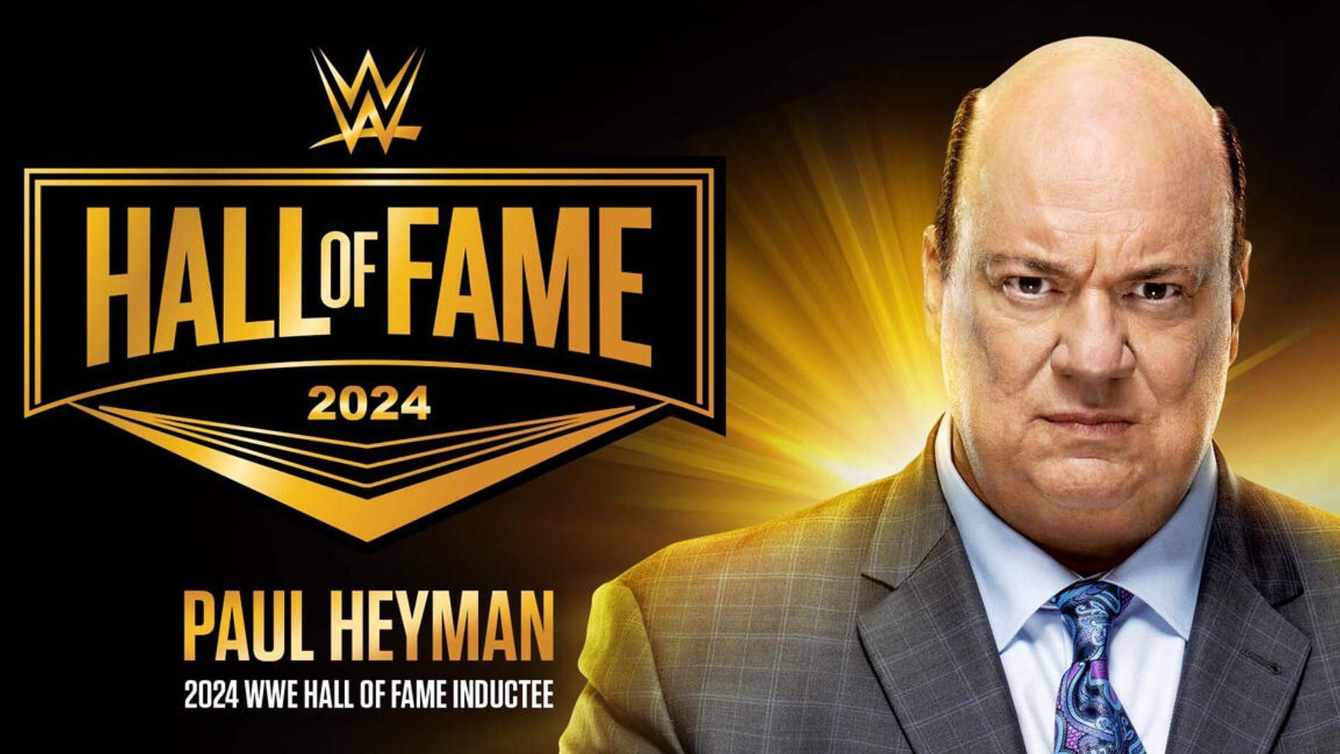 Heyman was inducted into the Hall of Fame tonight.