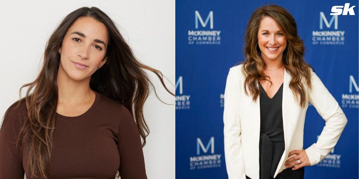 Aly Raisman praises 2004 Olympic all-around gold medalist Carly Patterson.