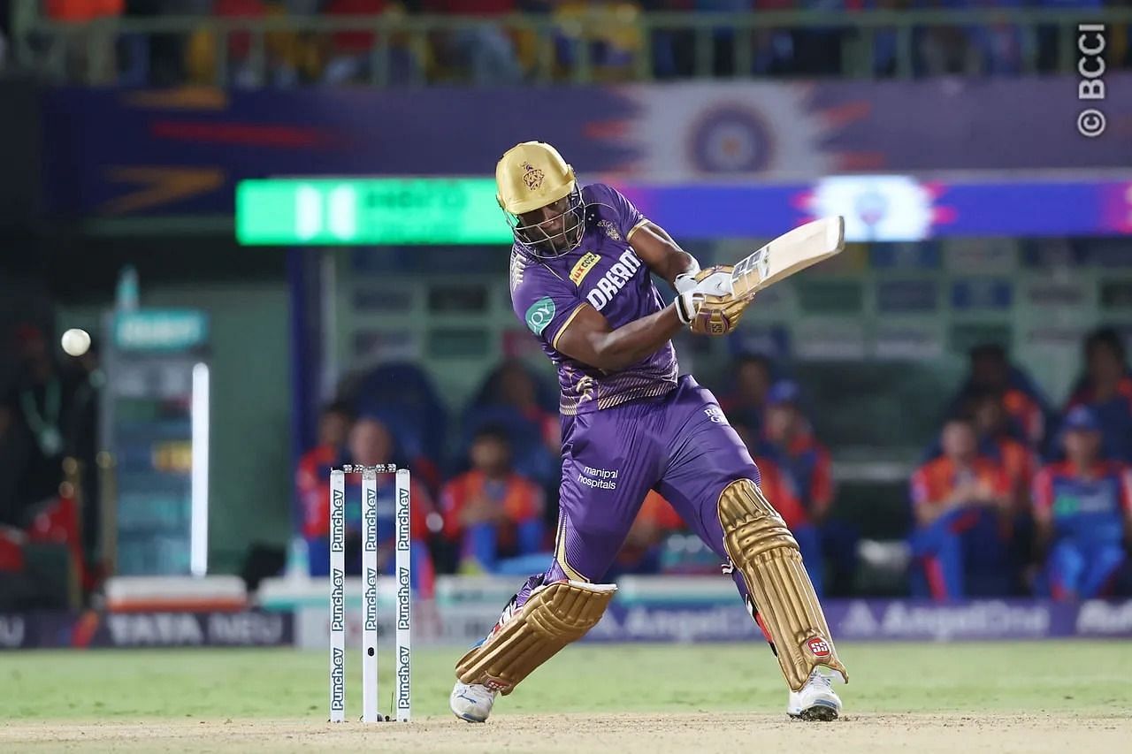 Andre Russell belted a few [Image Courtesy: iplt20.com]