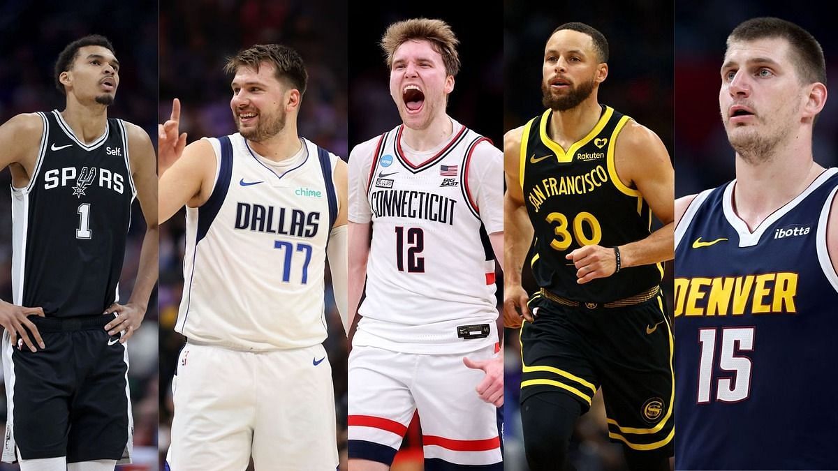 Cam Spencer, Victor Wembanyama, Luka Doncic, Stephen Curry, Nikola Jokic