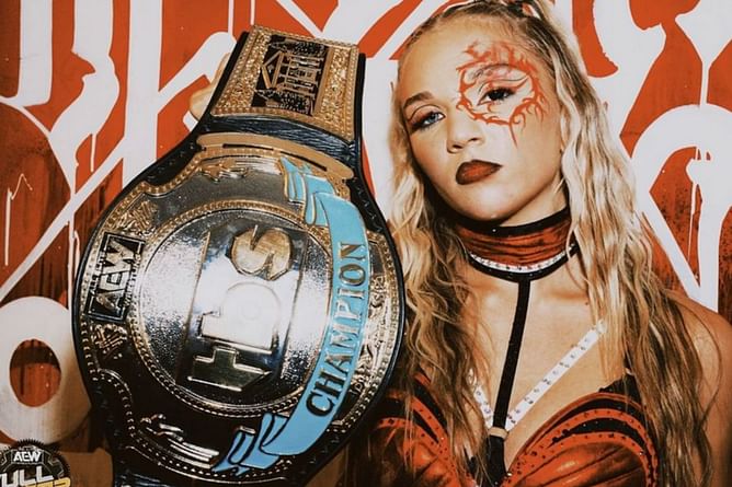 [Photo] Julia Hart drops a hint at potential gimmick change after AEW Dynasty with a creepy post