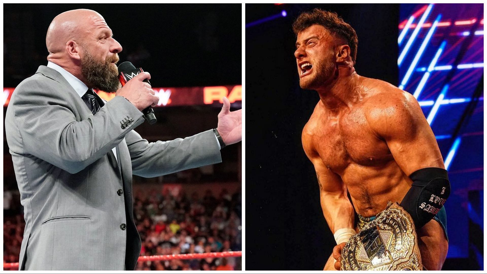 Triple H speaks on WWE RAW, MJF yells out on AEW Dynamite