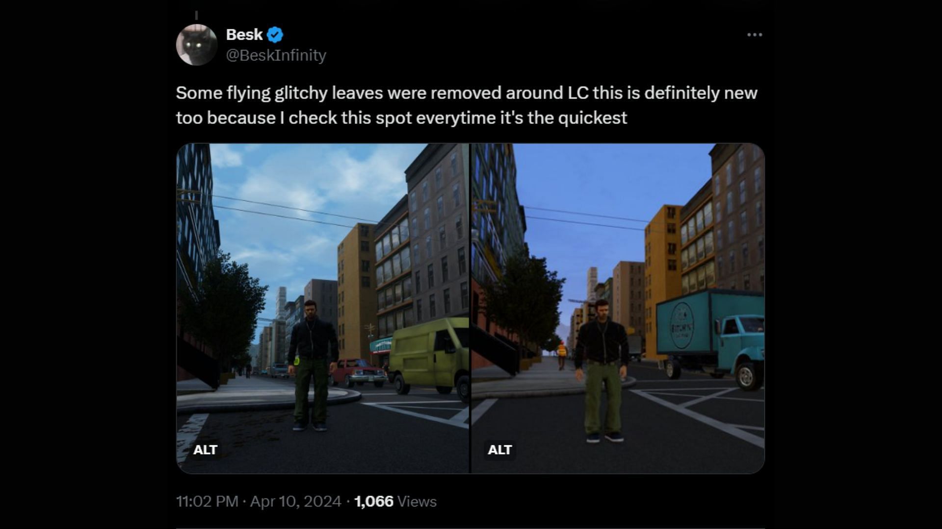 Fans discover what Rockstar Games changed in the Grand Theft Auto Trilogy Netflix version (Image via X/@BeskInfinity)