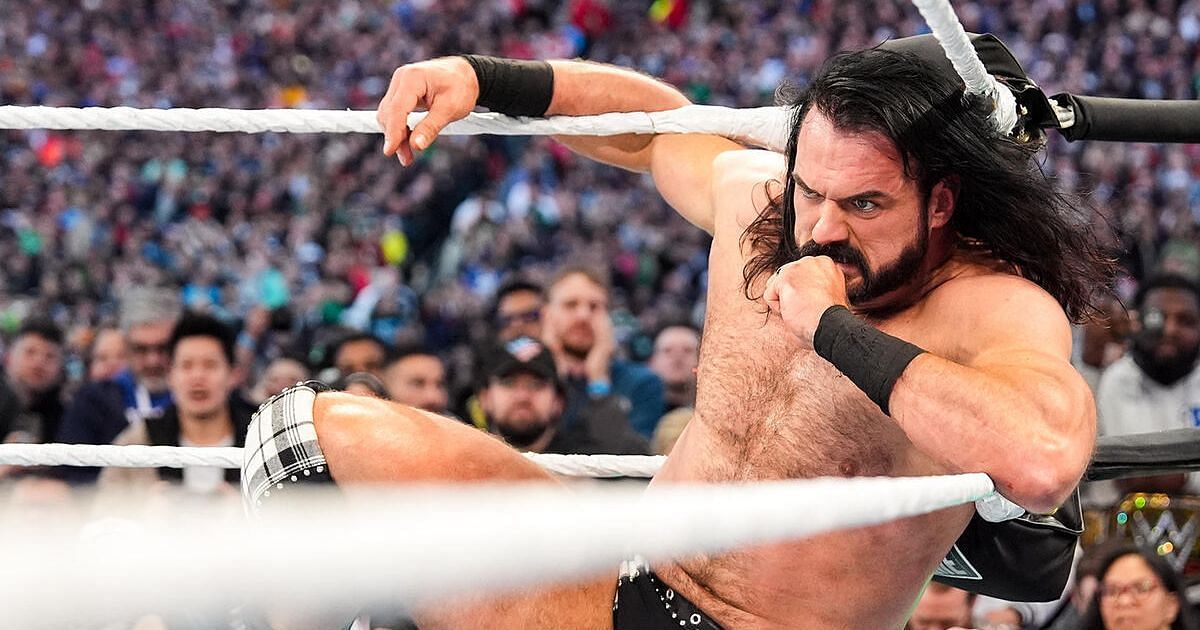 Drew McIntyre lost his recently won World Heayweight Championship at WrestleMania XL [Image via WWE gallery]