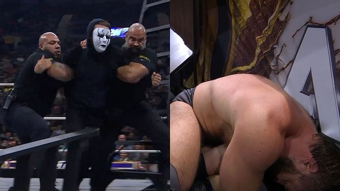 Controversial AEW star returns wearing Sting’s mask to cost FTR World Tag Team Championship at Dynasty