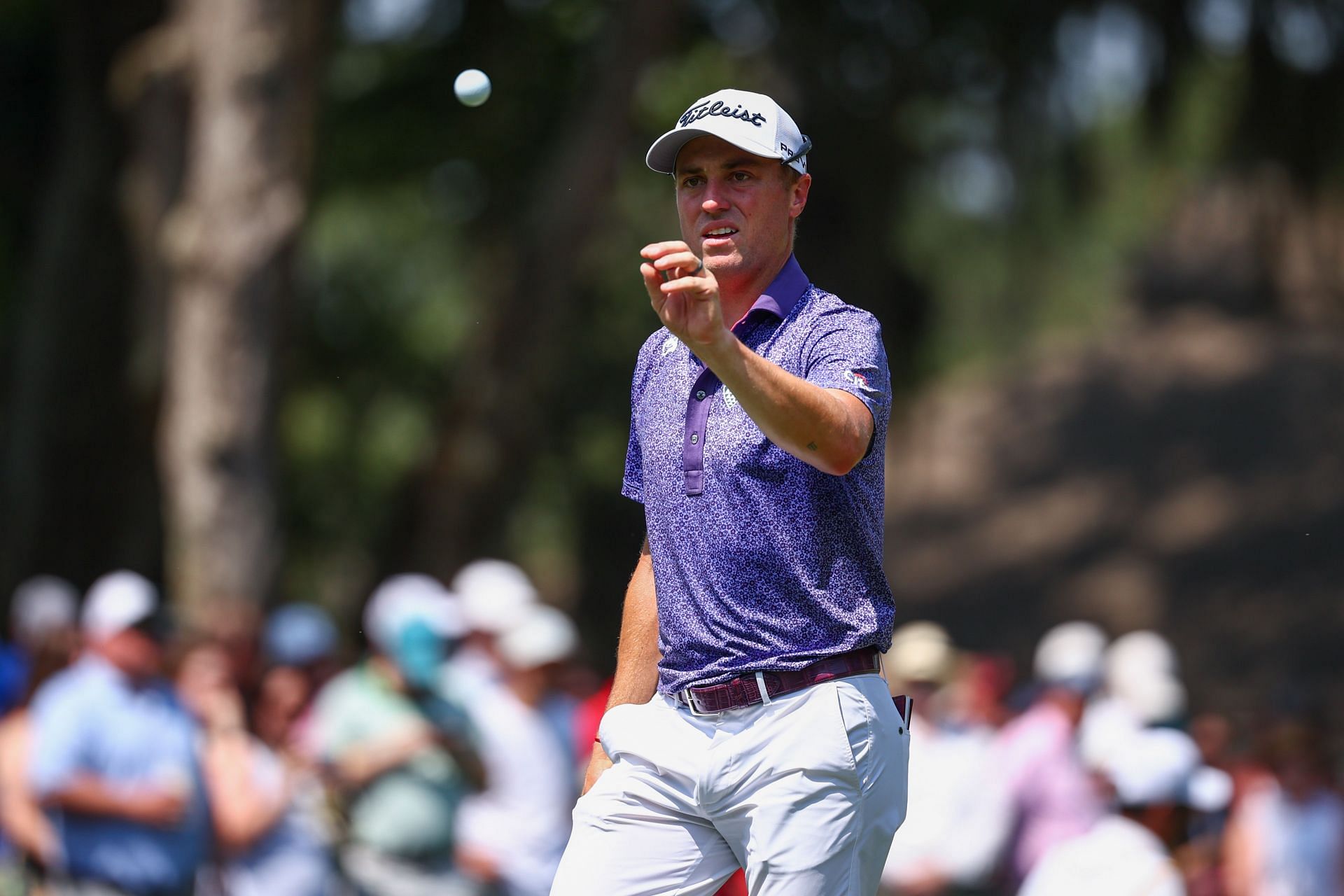 Justin Thomas spoke out on his Masters dud