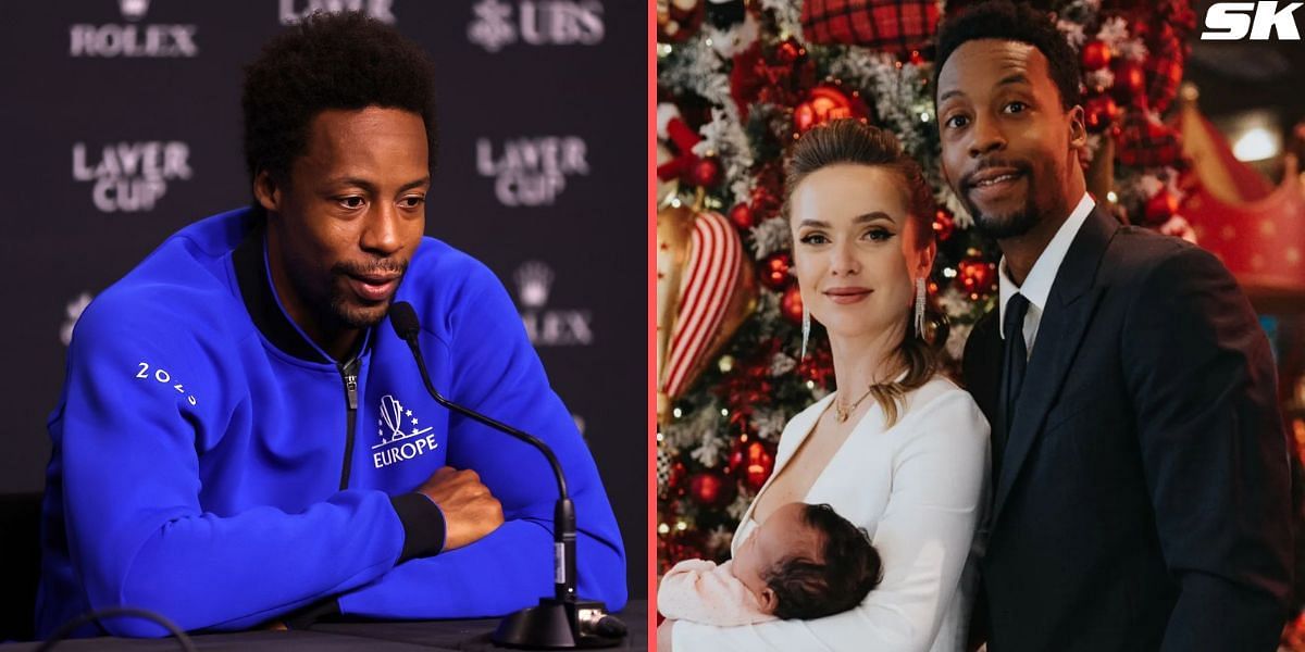 Gael Monfils explained why he and wife Elina Svitolina will not push daughter Skai towards a career in tennis