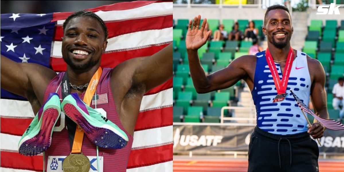 Noah Lyles and Kenny Bednarek tie for the second-fastest 100m time in the 2024 season.
