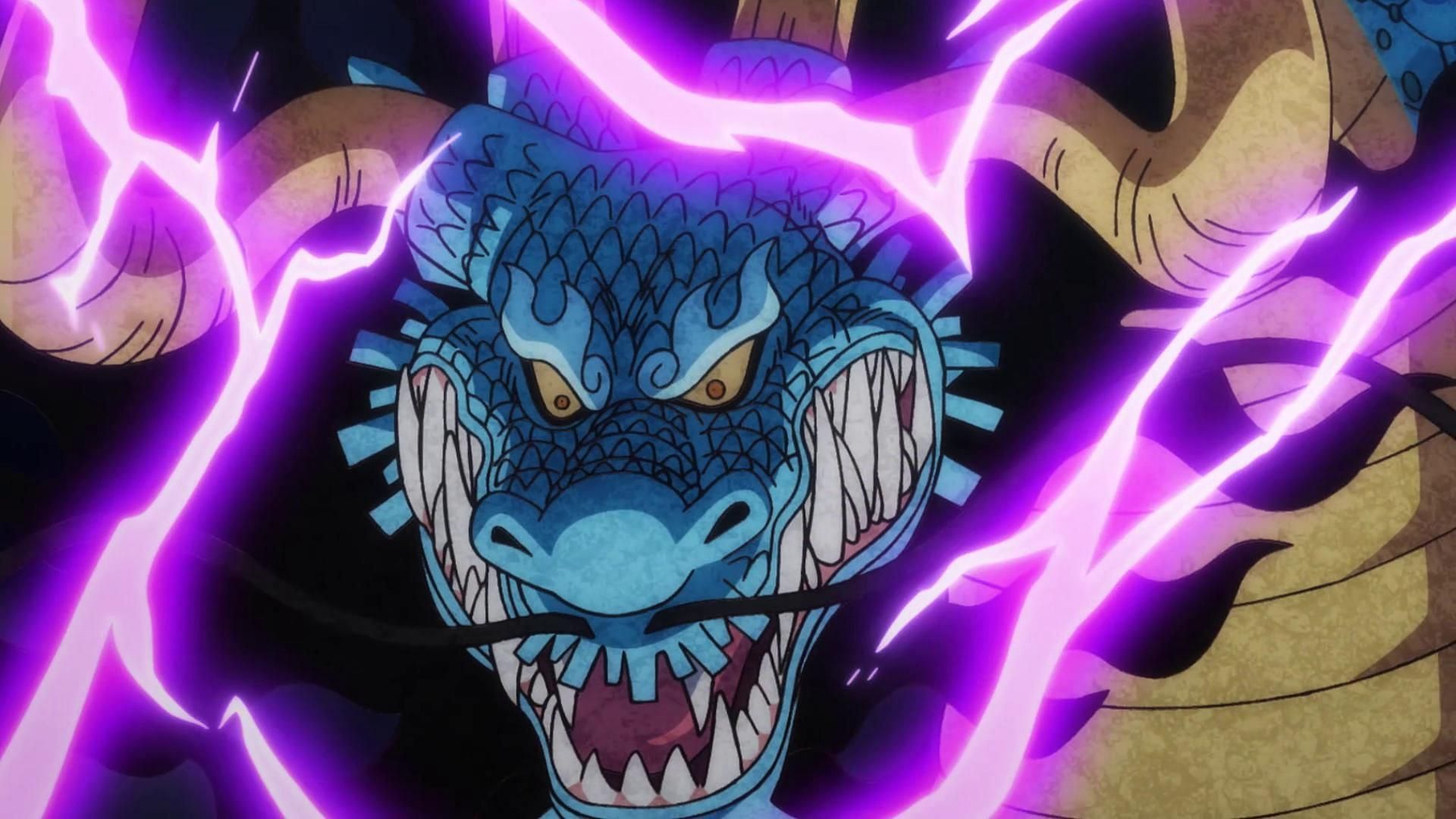 The Fish-Fish Fruit, Model: Azure Dragon as seen in One Piece (Image via Toei Animation)