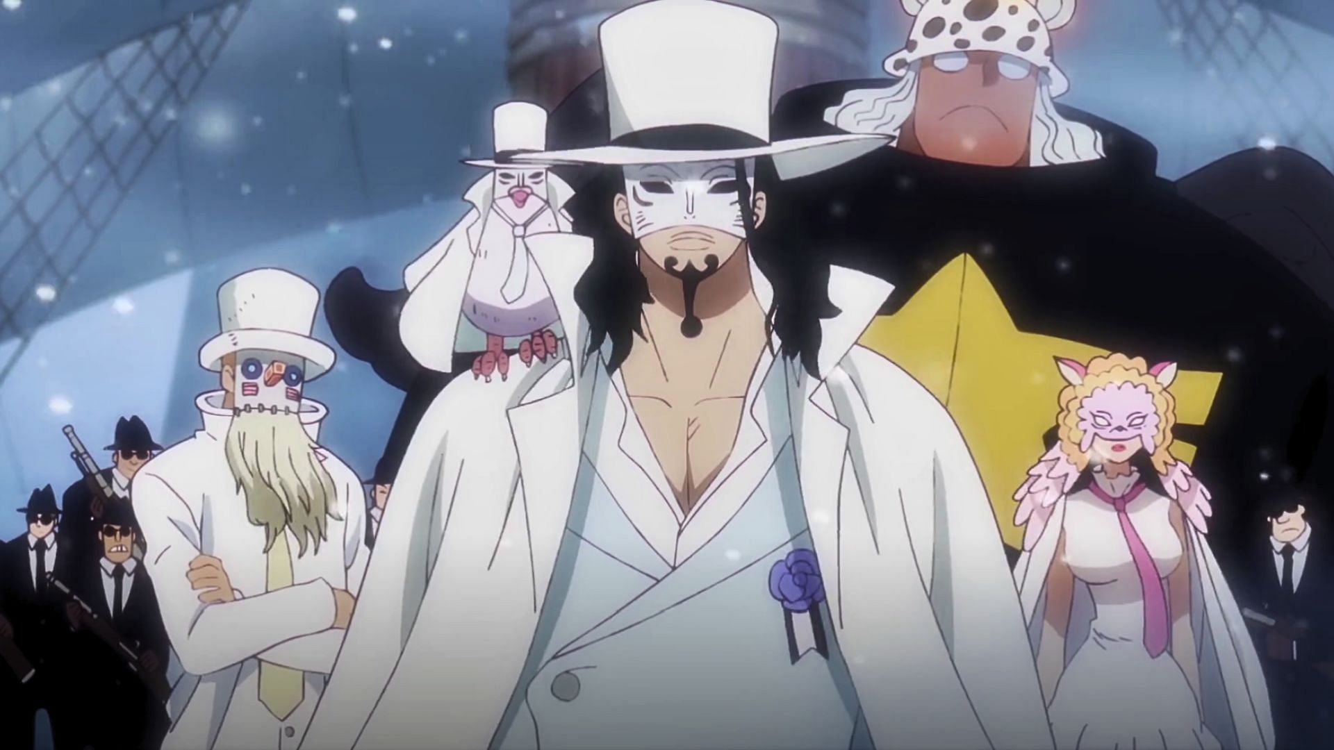 CP0 as seen in the One Piece anime (Image via Toei)