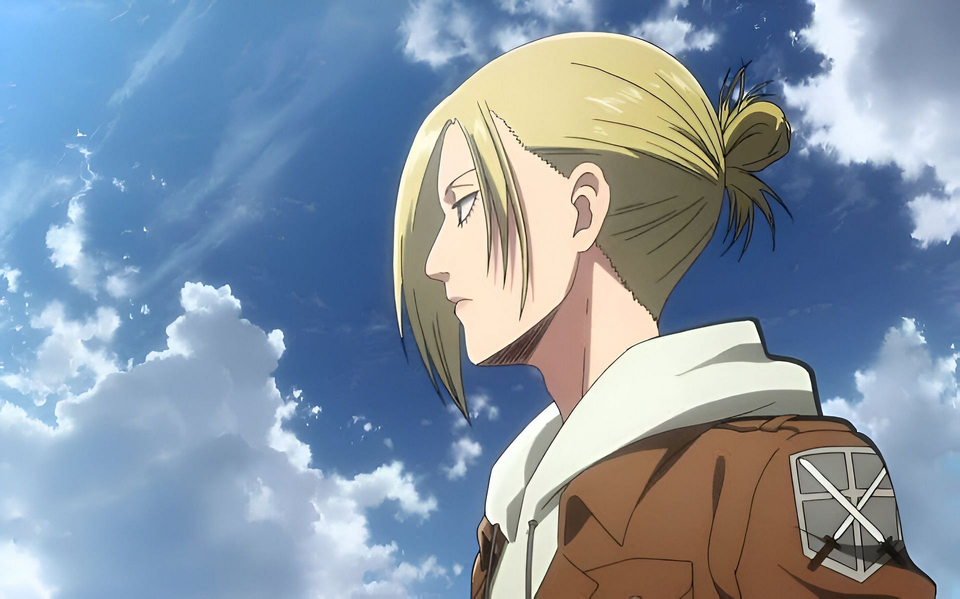 Annie Leonhart as seen in the anime (Image via Wit Studio)