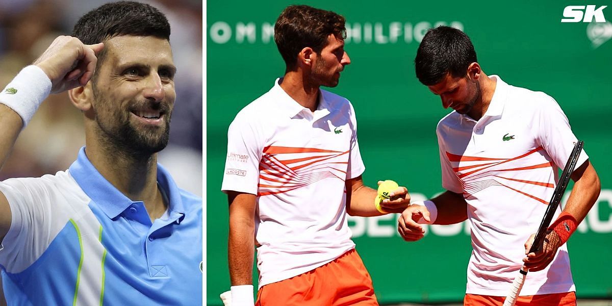 Novak and Marko Djokovic played together at 2019 Monte-Carlo Masters