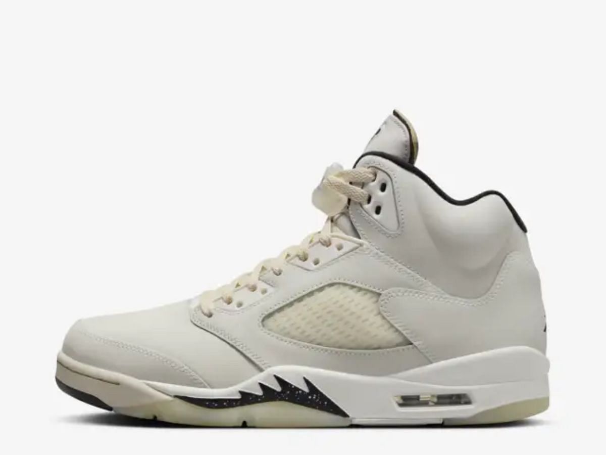 Air Jordan 5 SE &quot;Sail&quot; sneakers (Image via Nike)