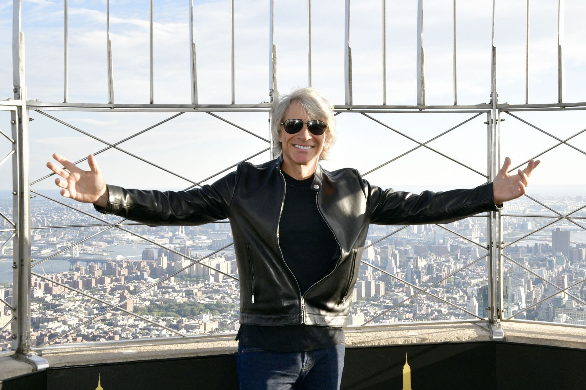 Jon Bon Jovi Visits Empire State Building