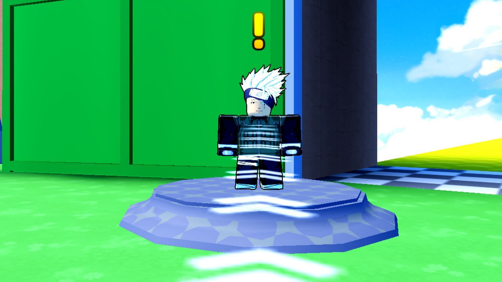 Talk to Kakashi to start your first quest (Image via Roblox)