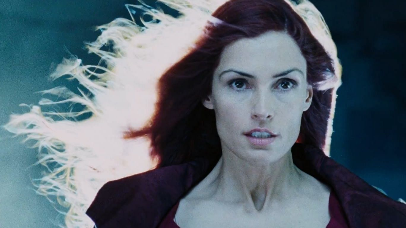 Famke Janssen as Jean Grey (Image via YouTube Movies and TV, X-Men: The Last Stand Preview, 01:52)