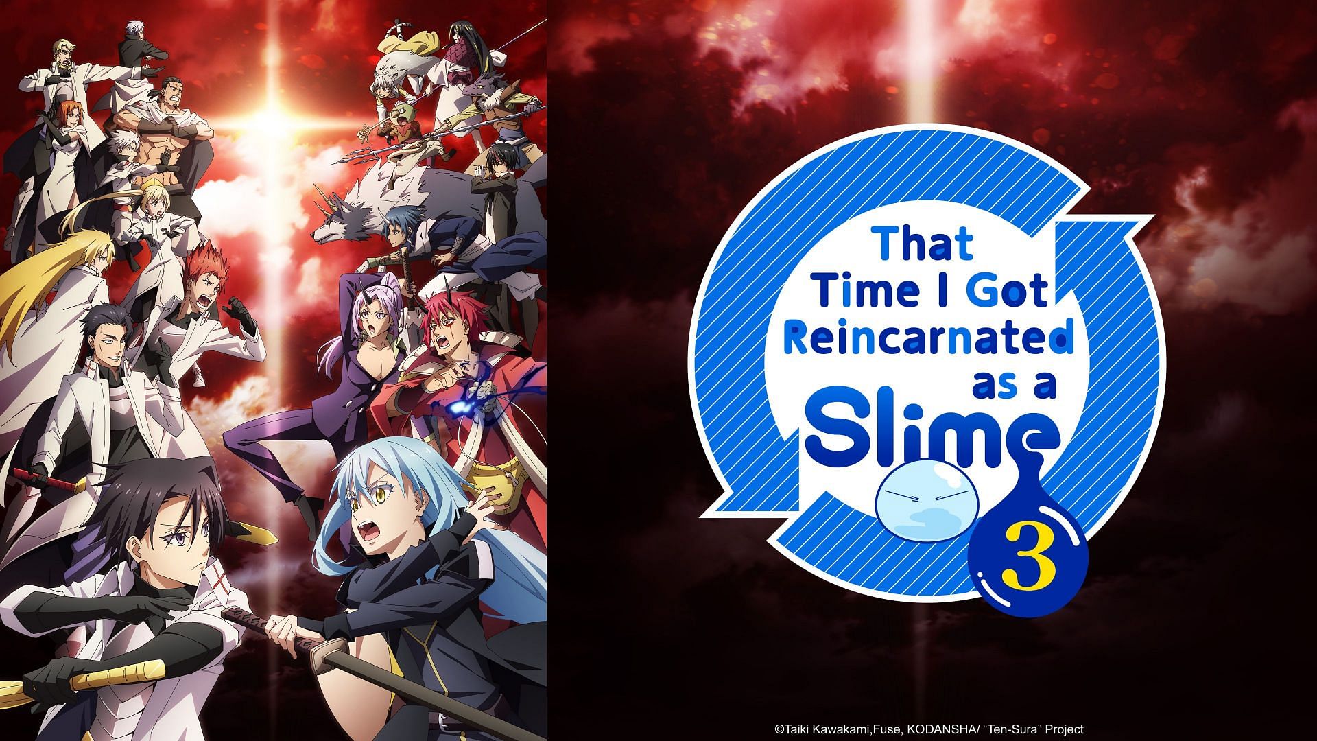 That Time I Got Reincarnated as a Slime season 3 title card (8bit)