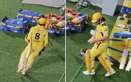 [Watch] Ravindra Jadeja pranks fans by coming out to bat ahead of MS Dhoni during CSK vs KKR match IPL 2024
