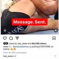 Ivar's comment on WWE's video showing Andrade