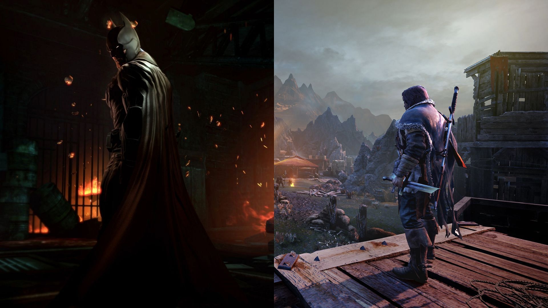 Monolith Productions was working on a Batman game prior to Shadow of Mordor (Image via WB Games, Monolith Productions)