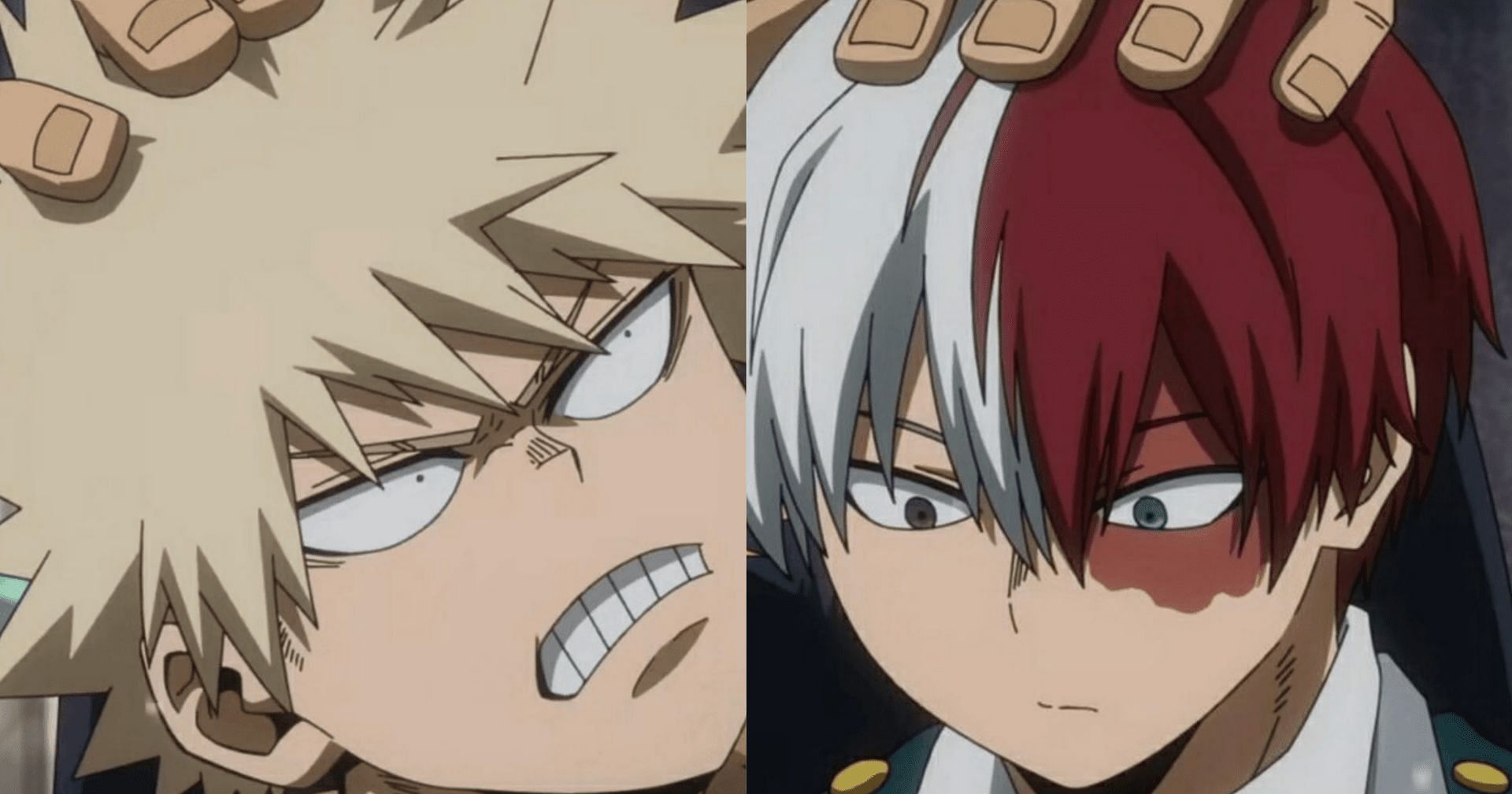 Bakugo and Todoroki in My Hero Academia (Image via Sportskeeda)