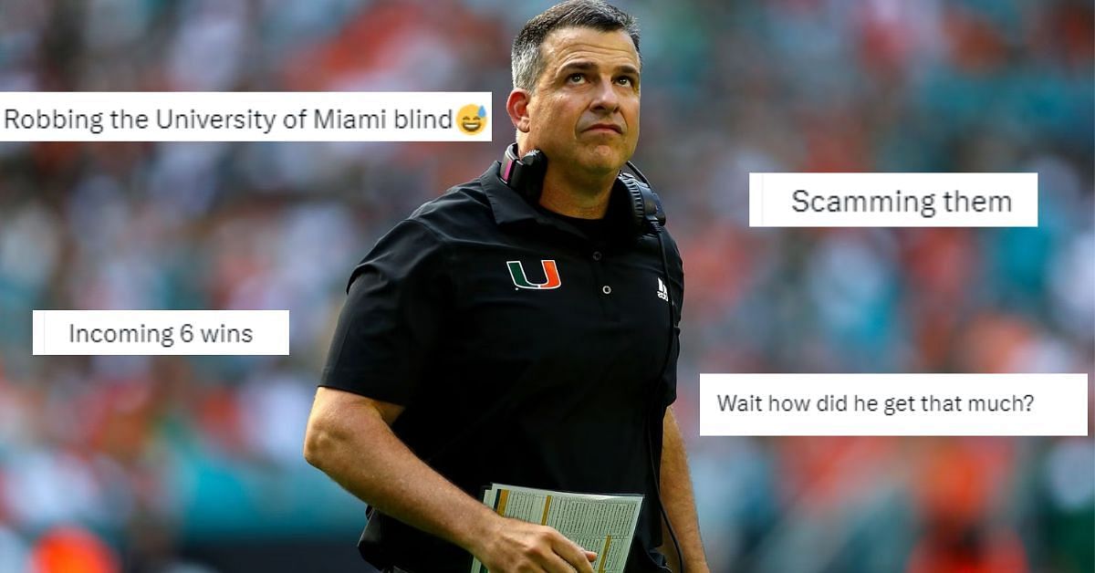 &quot;All those 0s for 7-6&quot; &quot;Scamming them&quot;: CFB fans react as reports of Miami paying HC Mario Cristobal over $22M in salary surface