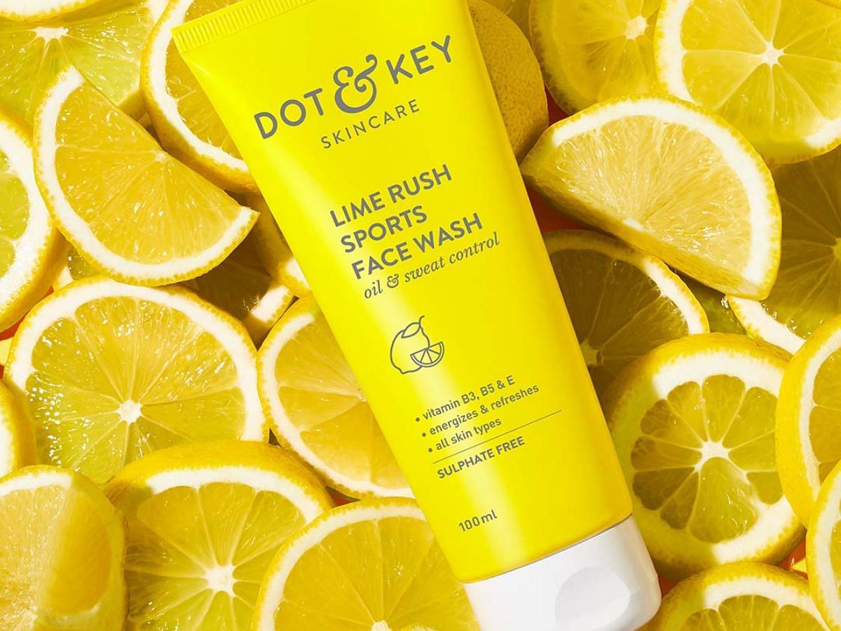 Dot &amp; Key Skincare Lime Rush Sports Facewash (Image via Dot &amp; Key)