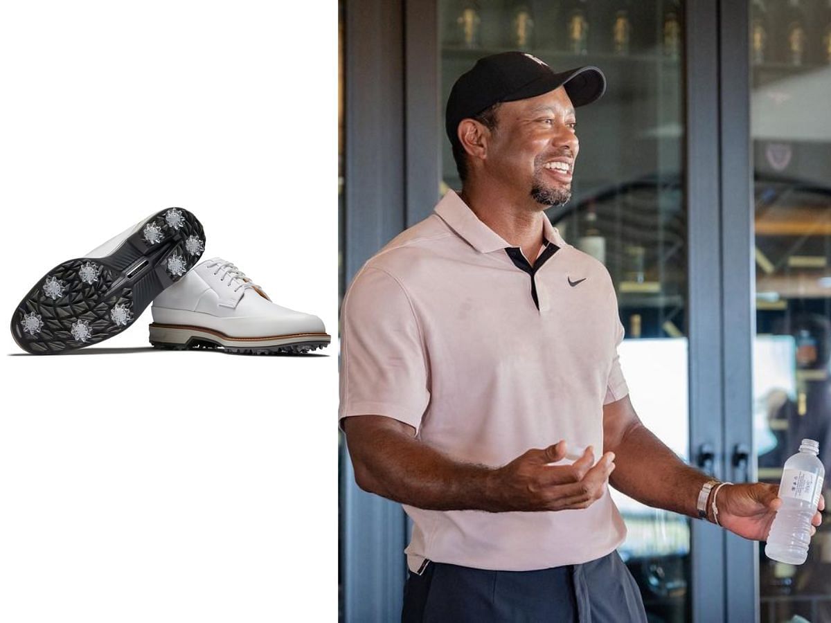 What golf shoes does Tiger Woods wear? (Image via SportsKeeda)