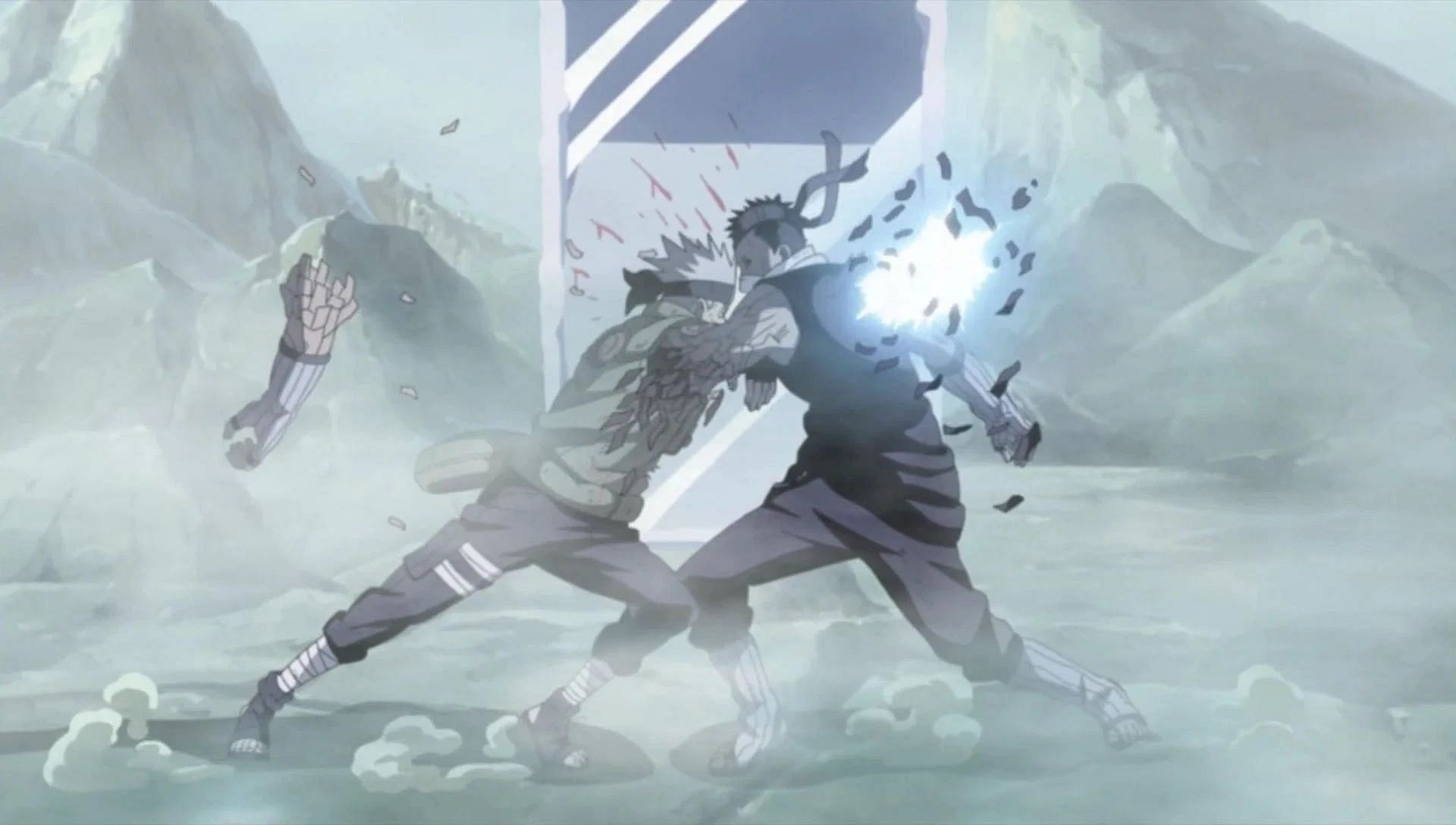 Kakashi&#039;s battle against Zabuza was one of the most overrated Naruto fights (image via Pierrot)
