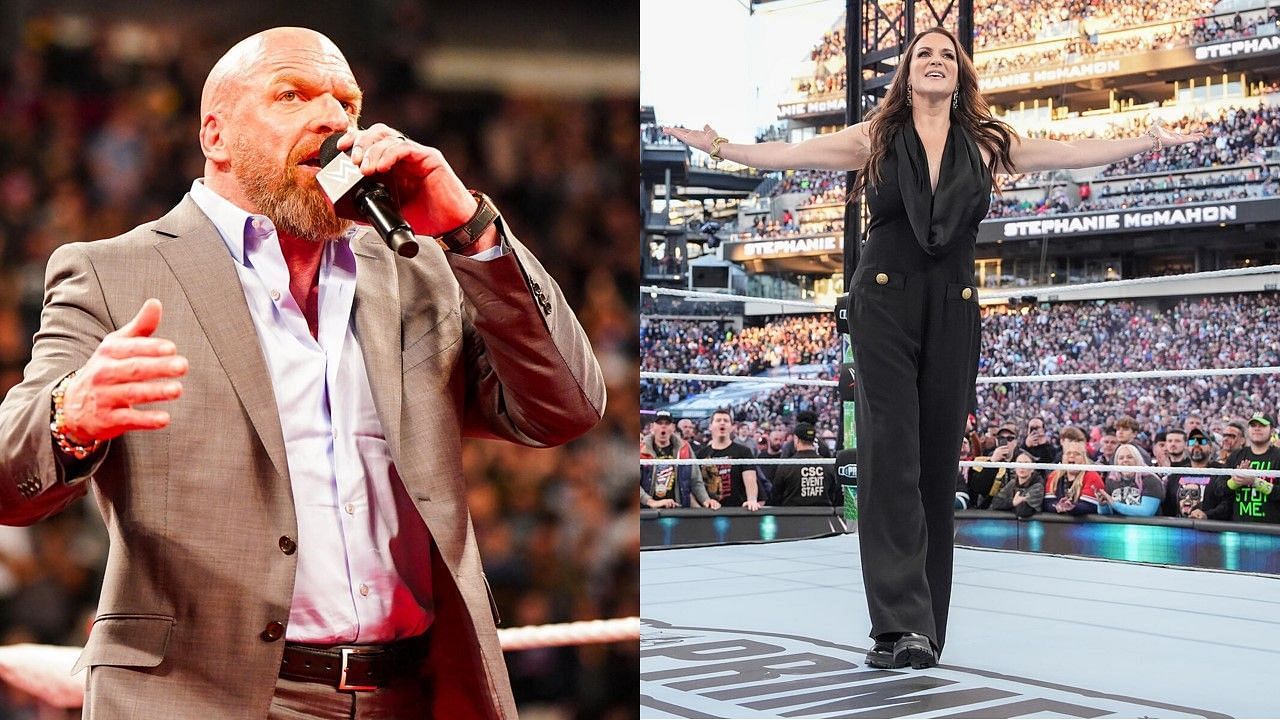Triple H and Stephanie McMahon made appearances at WrestleMania