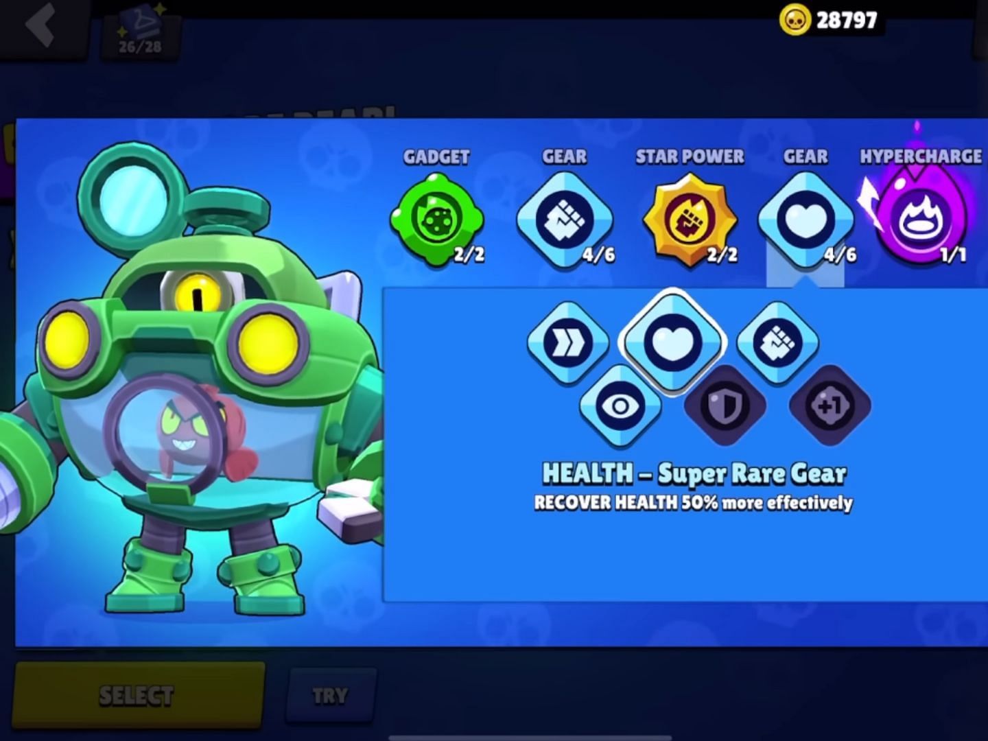 Health Gear (Image via Supercell)
