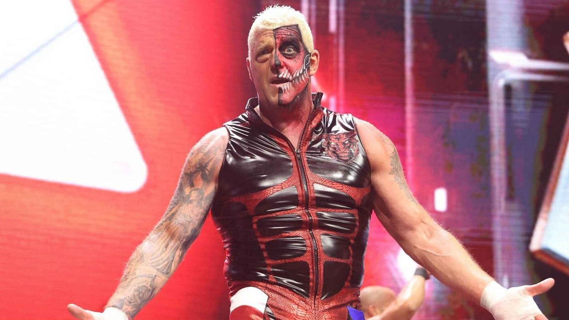 The legendary Dustin Rhodes makes his entrance on AEW Collision