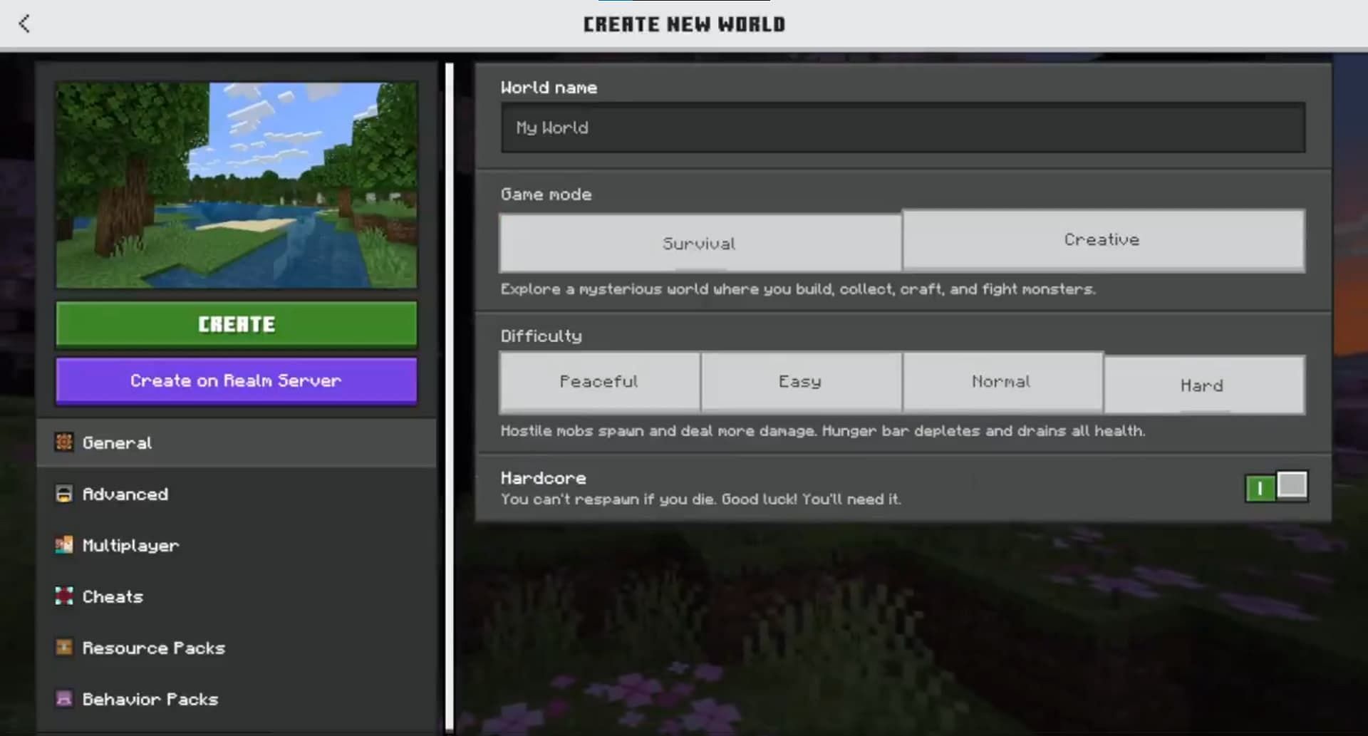 Updated player profile in new Bedrock Preview (Image via Mojang)