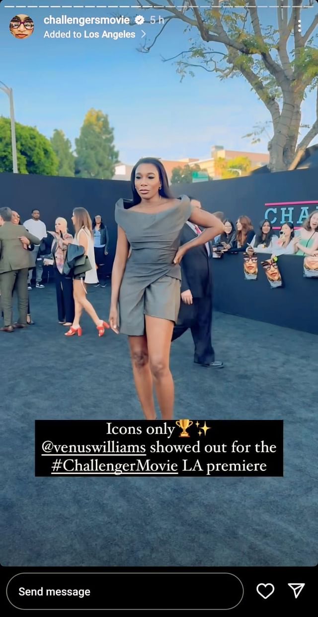 Challengers Instagram Story
