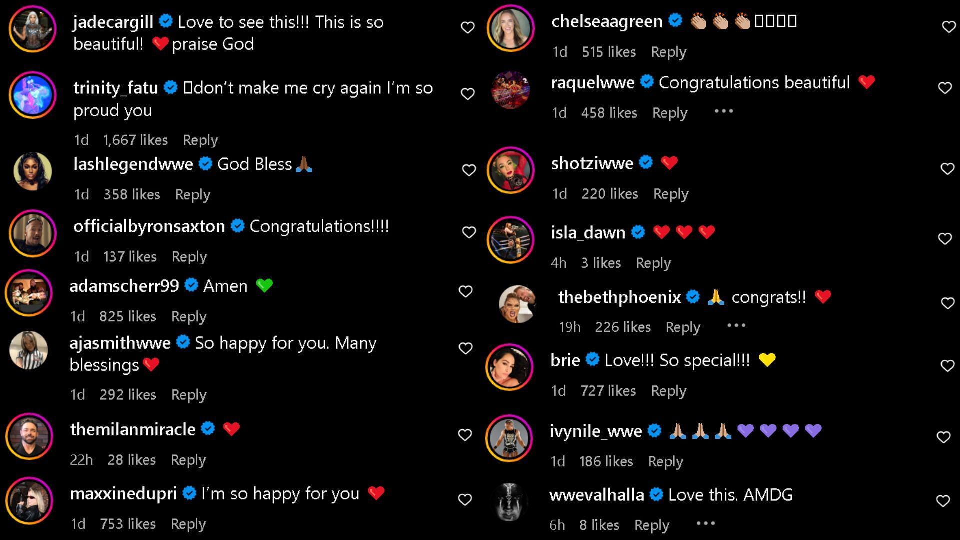 Comments on Nia Jax&#039;s Instagram post