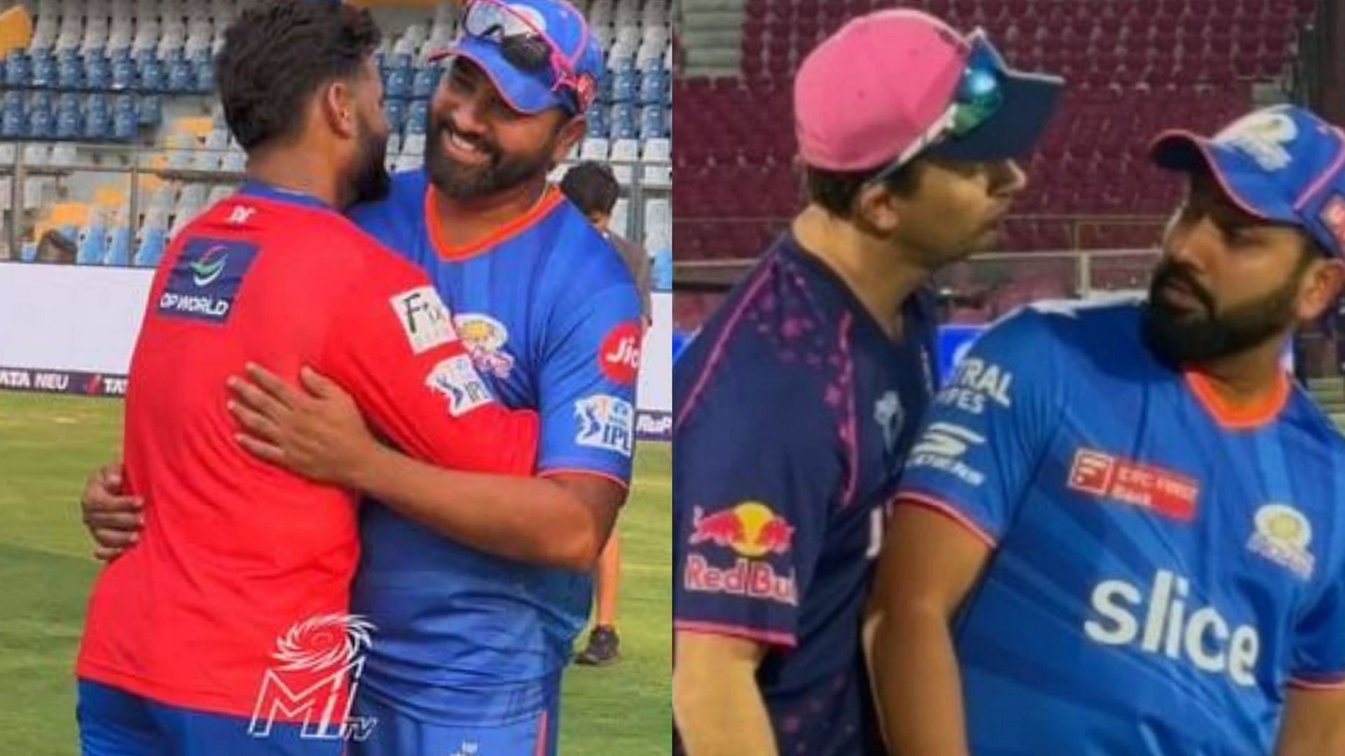 Rohit Sharma has a great bonding with many big names
