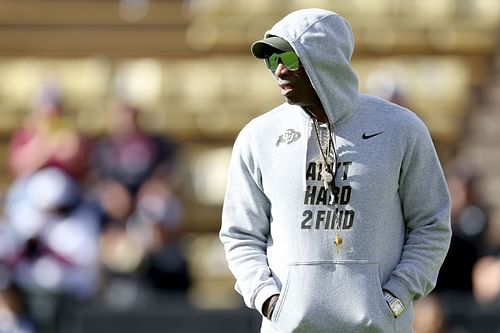 Colorado coach Deion Sanders will be looking for a better 2024 season, starting with his team's spring game on April 27th.