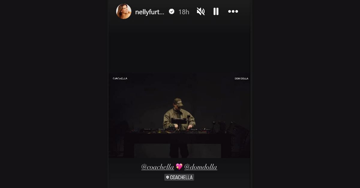 Nelly Furtado&#039;s Instagram Story (Image via Instagram/@nellyfurtado)