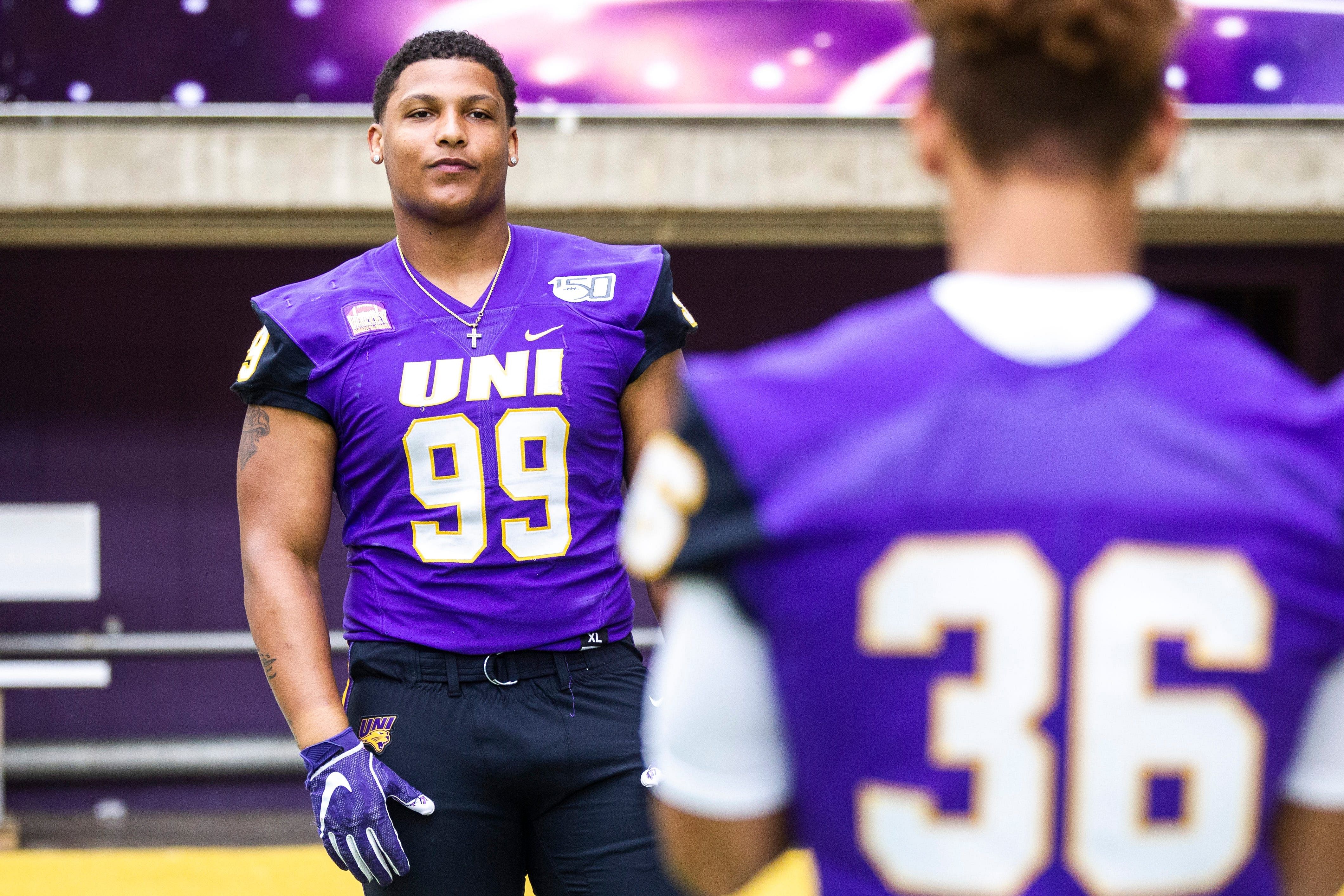 Northern Iowa&#039;s Khristian Boyd is an underdog standout who could be selected on day three of the 2024 NFL Draft.